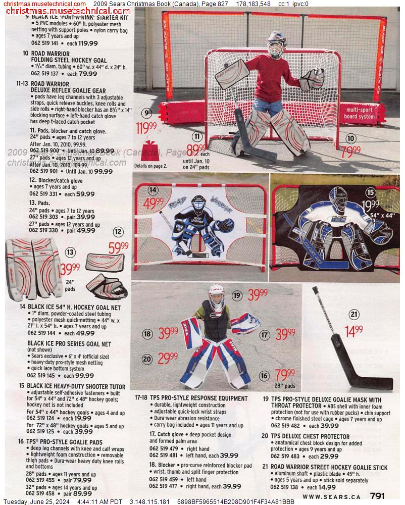 2009 Sears Christmas Book (Canada), Page 827