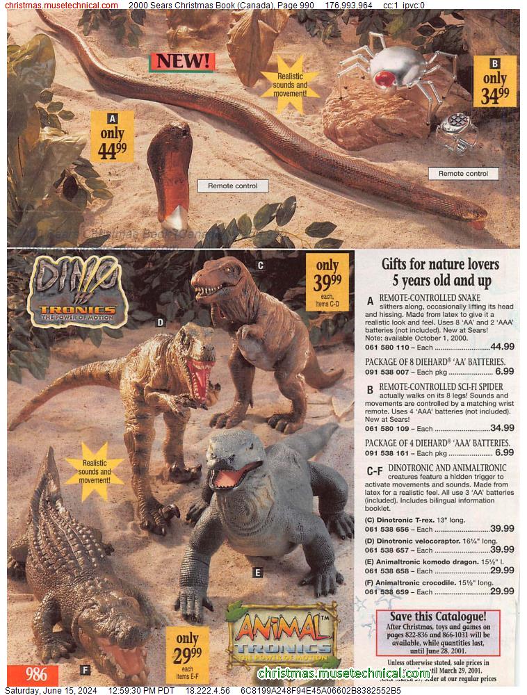 2000 Sears Christmas Book (Canada), Page 990