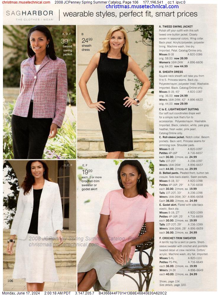 2008 JCPenney Spring Summer Catalog, Page 106