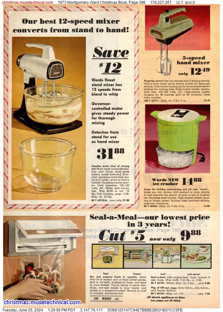 1973 Montgomery Ward Christmas Book, Page 396