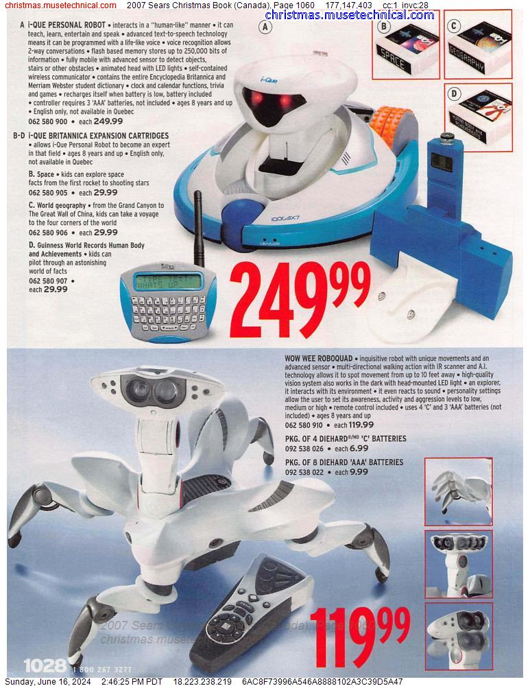 2007 Sears Christmas Book (Canada), Page 1060