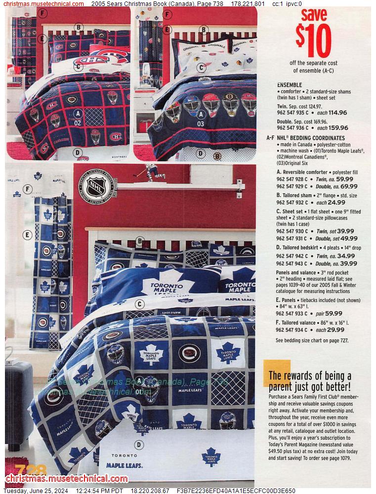 2005 Sears Christmas Book (Canada), Page 738