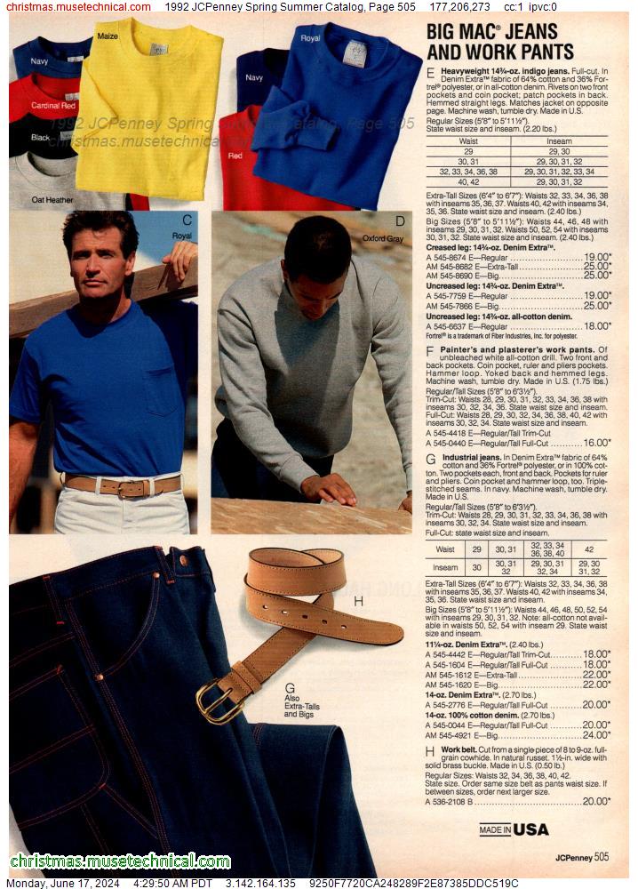 1992 JCPenney Spring Summer Catalog, Page 505