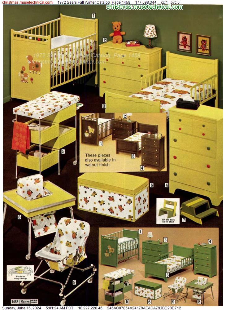 1972 Sears Fall Winter Catalog, Page 1458