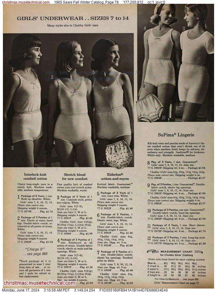1965 Sears Fall Winter Catalog, Page 78