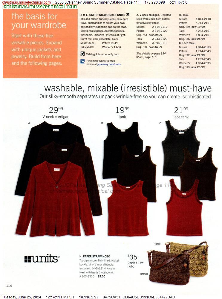 2006 JCPenney Spring Summer Catalog, Page 114