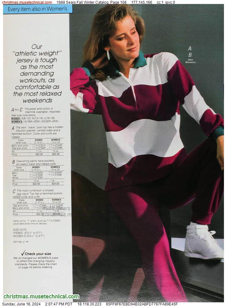 1988 Sears Fall Winter Catalog, Page 108