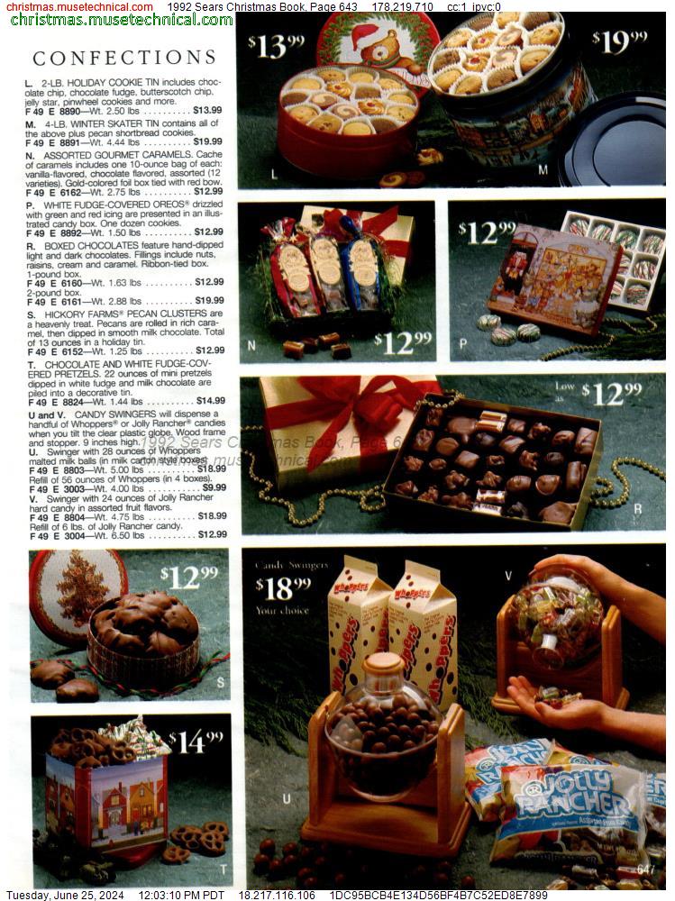 1992 Sears Christmas Book, Page 643