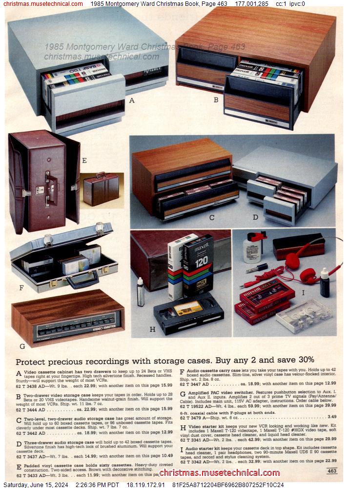 1985 Montgomery Ward Christmas Book, Page 463