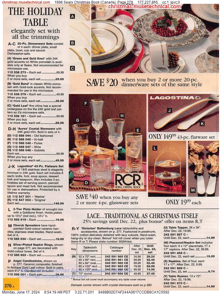 1996 Sears Christmas Book (Canada), Page 278