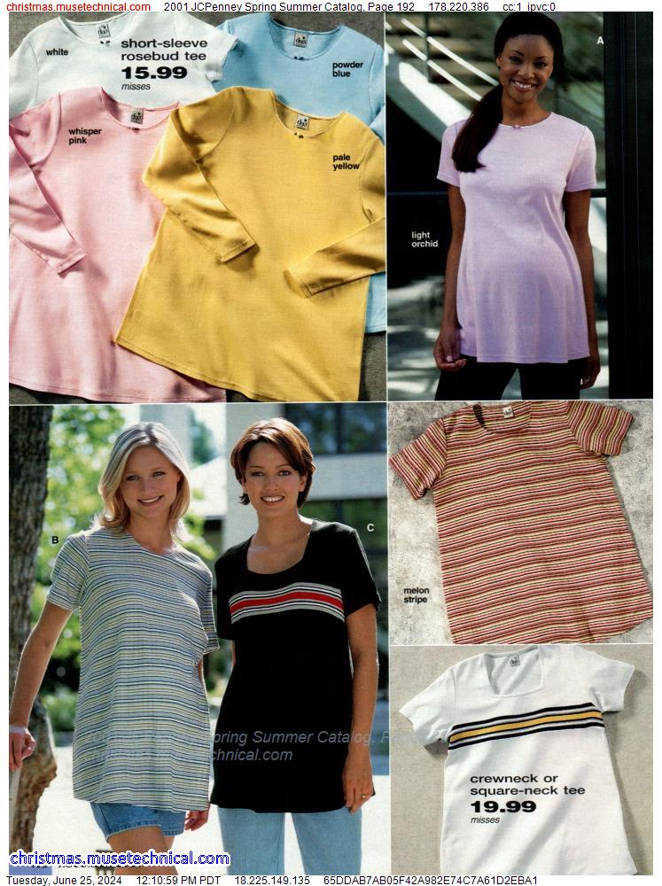 2001 JCPenney Spring Summer Catalog, Page 192