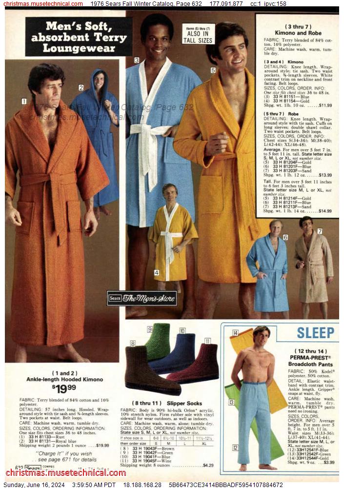 1976 Sears Fall Winter Catalog, Page 632