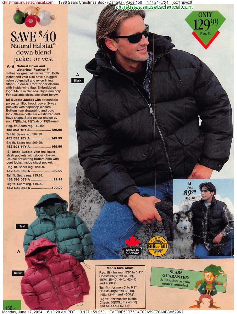 1996 Sears Christmas Book (Canada), Page 158