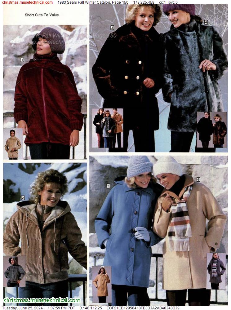 1983 Sears Fall Winter Catalog, Page 150