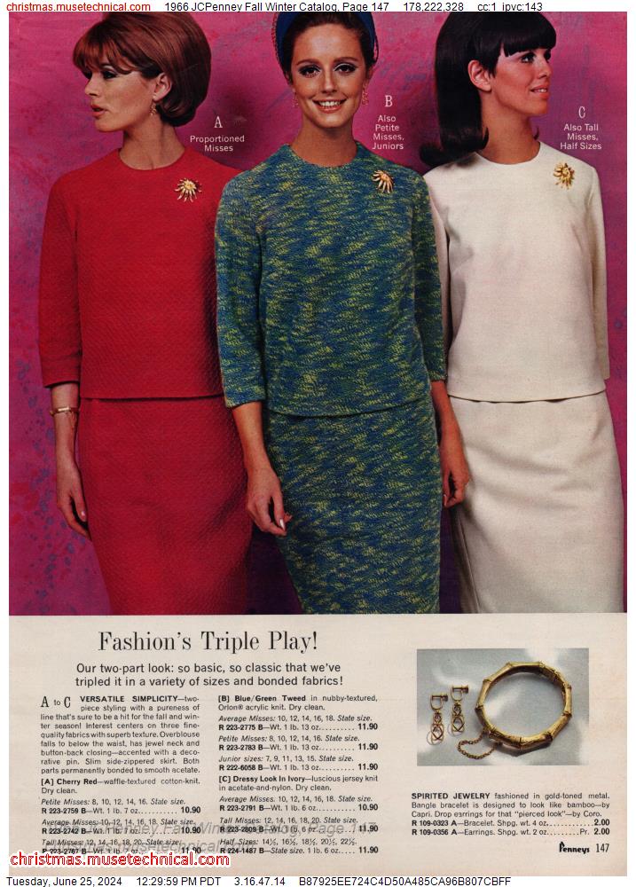 1966 JCPenney Fall Winter Catalog, Page 147