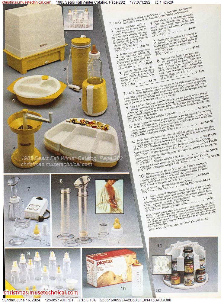 1985 Sears Fall Winter Catalog, Page 282