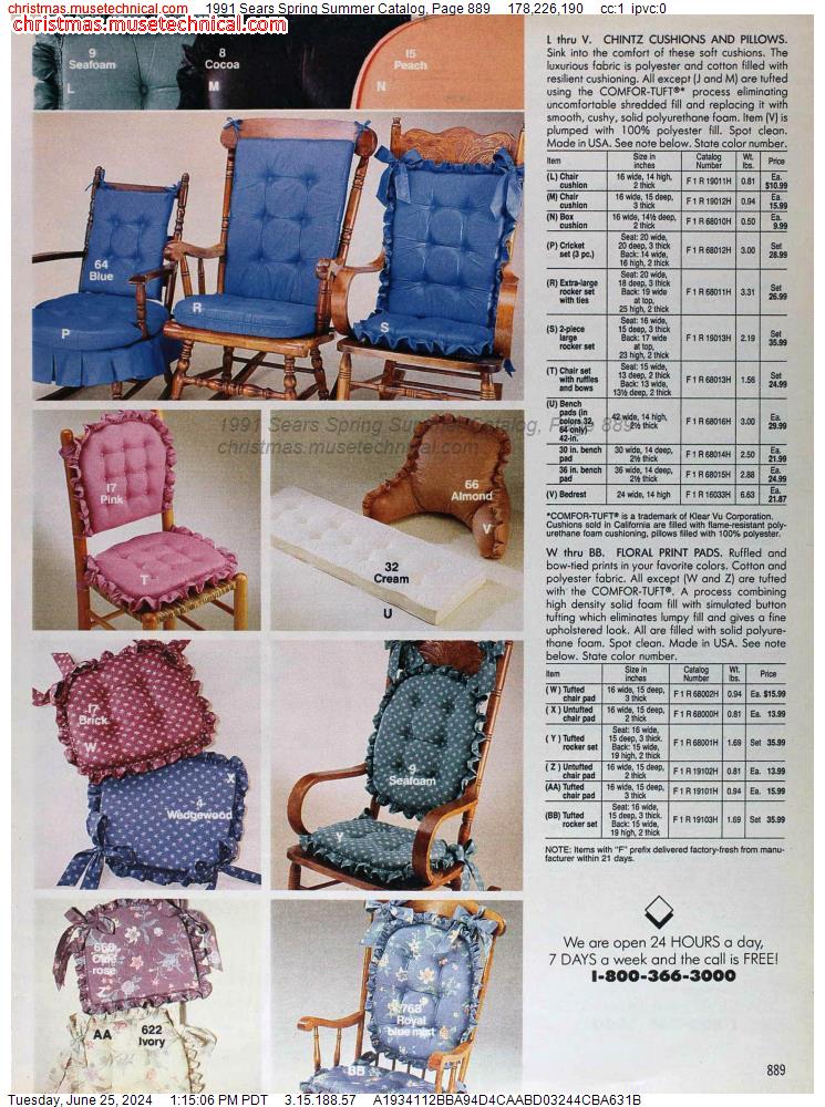 1991 Sears Spring Summer Catalog, Page 889