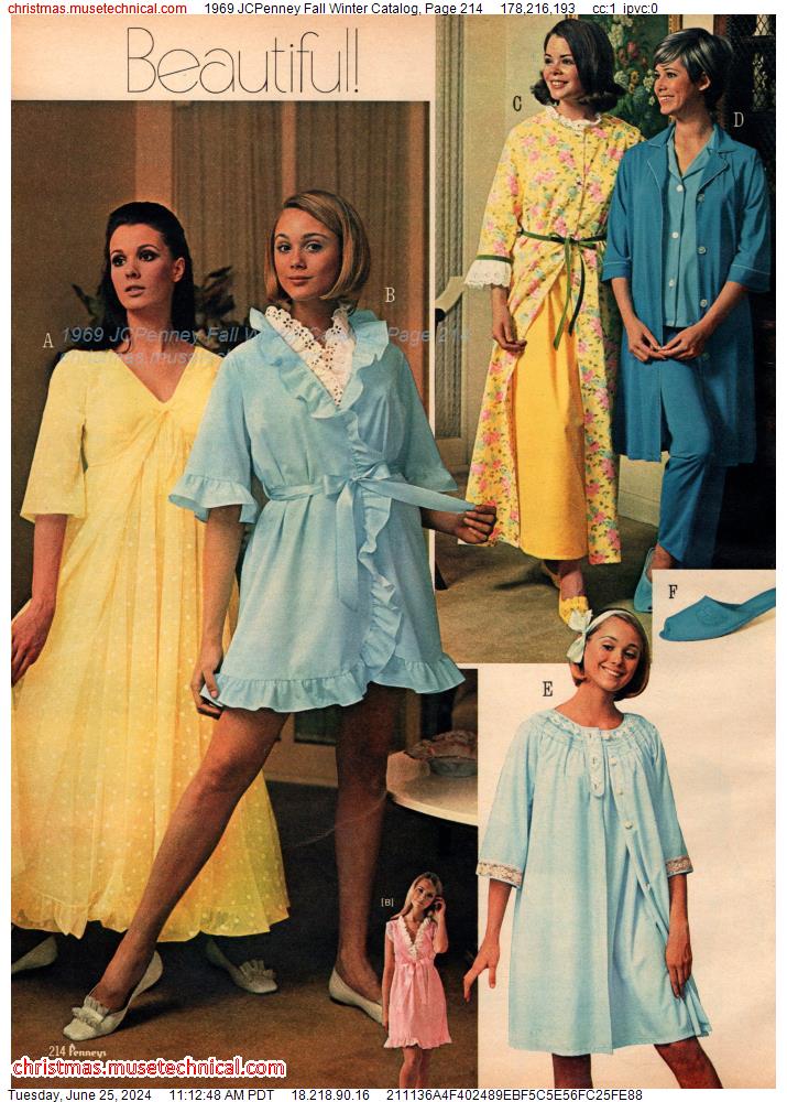 1969 JCPenney Fall Winter Catalog, Page 214