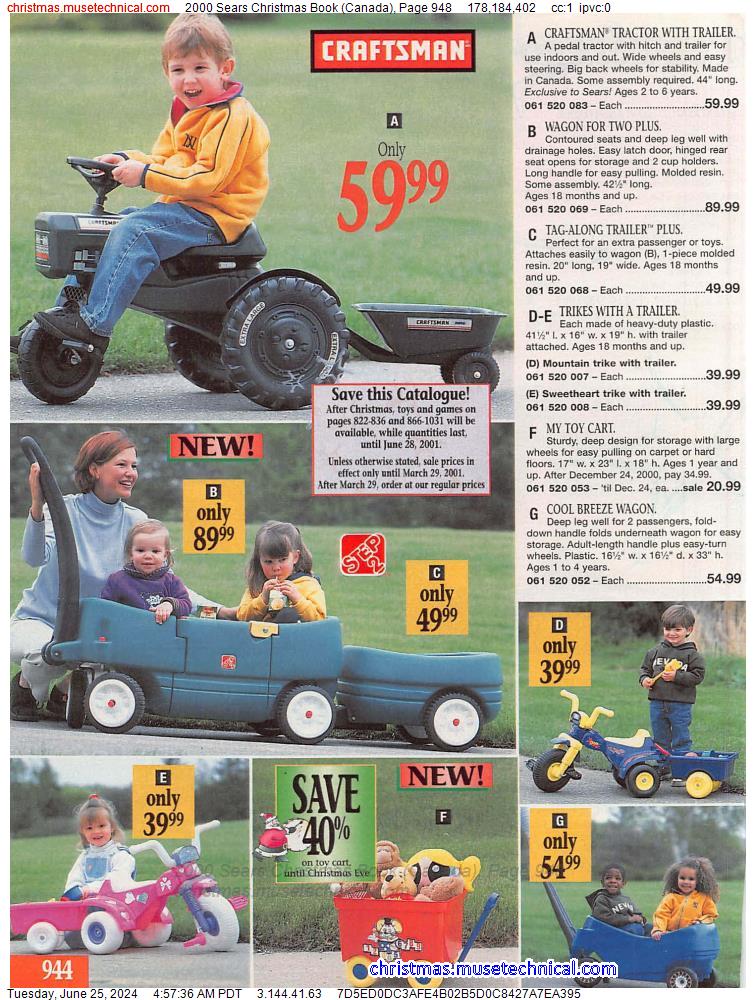 2000 Sears Christmas Book (Canada), Page 948