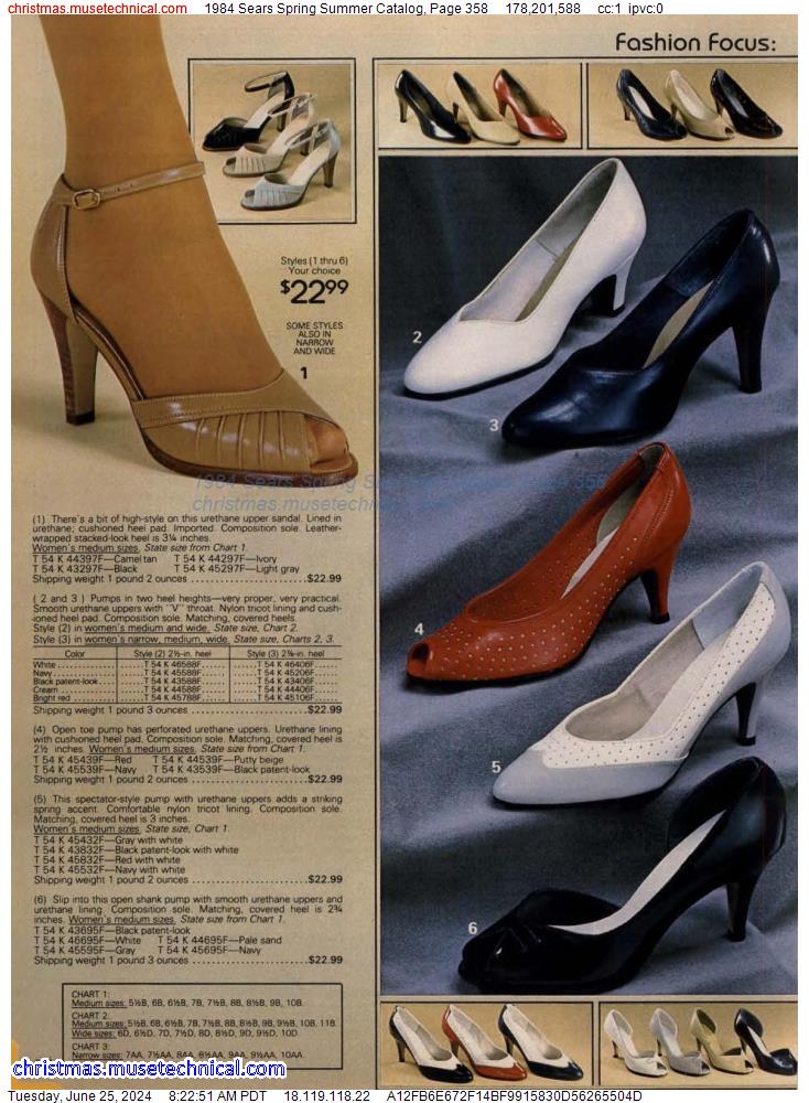 1984 Sears Spring Summer Catalog, Page 358
