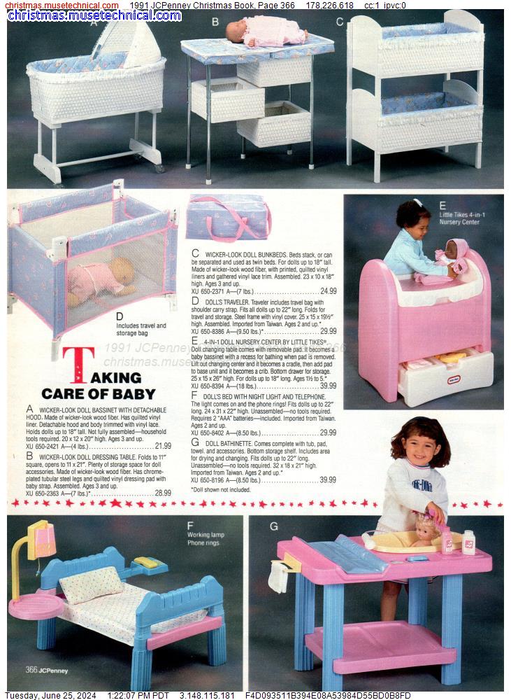 1991 JCPenney Christmas Book, Page 366