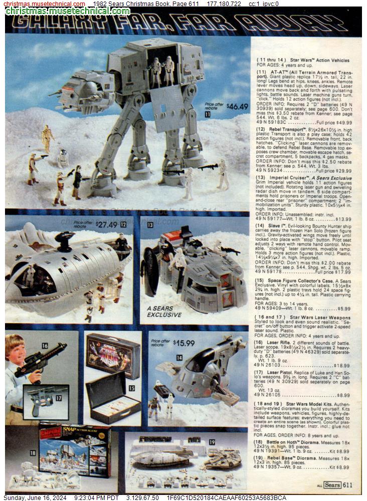 1982 Sears Christmas Book, Page 611