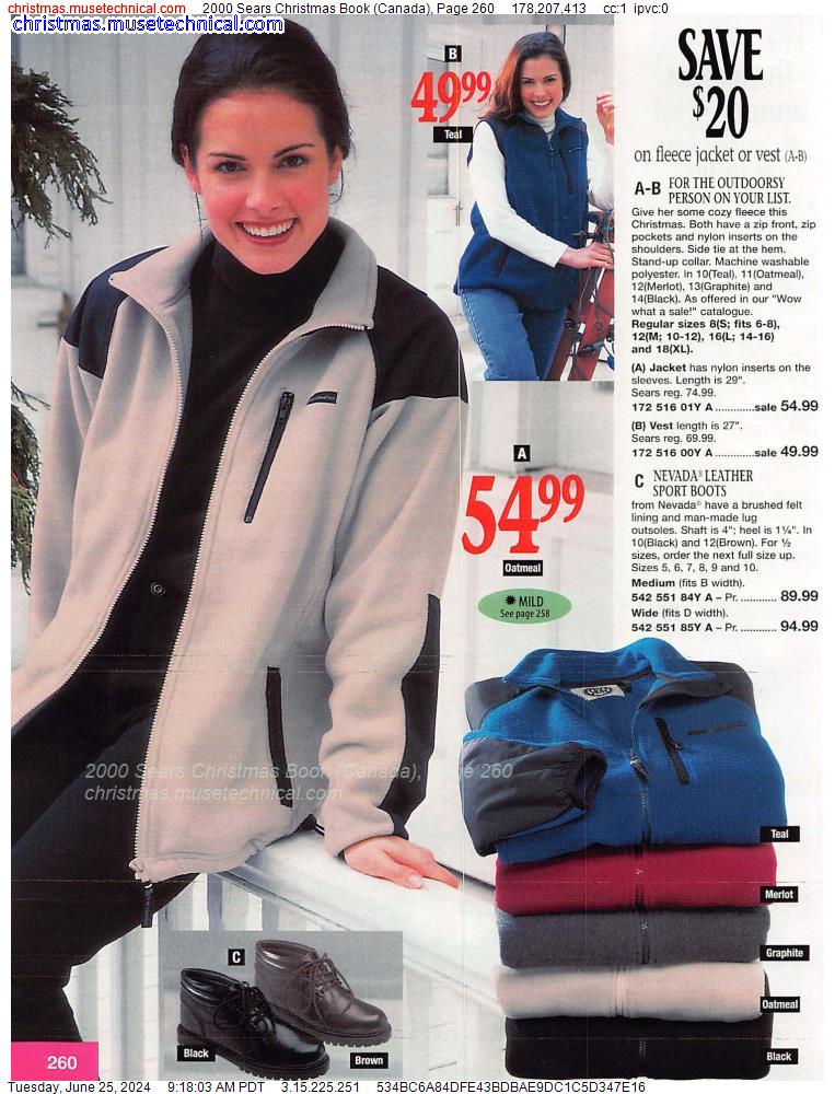 2000 Sears Christmas Book (Canada), Page 260