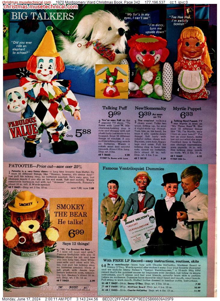 1970 Montgomery Ward Christmas Book, Page 342