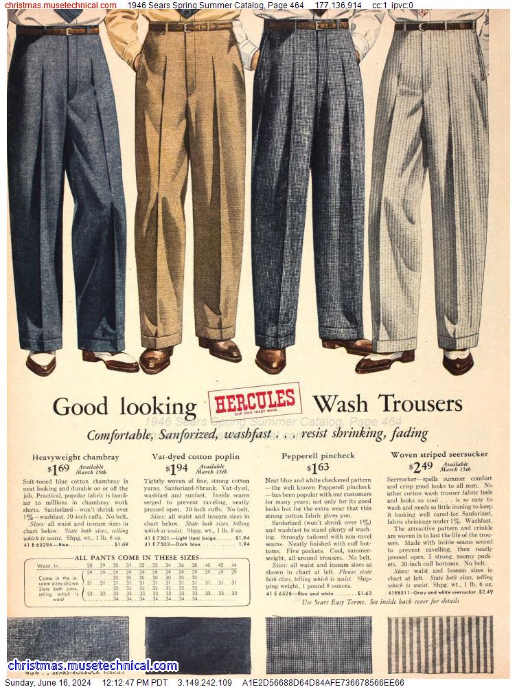 1946 Sears Spring Summer Catalog, Page 464
