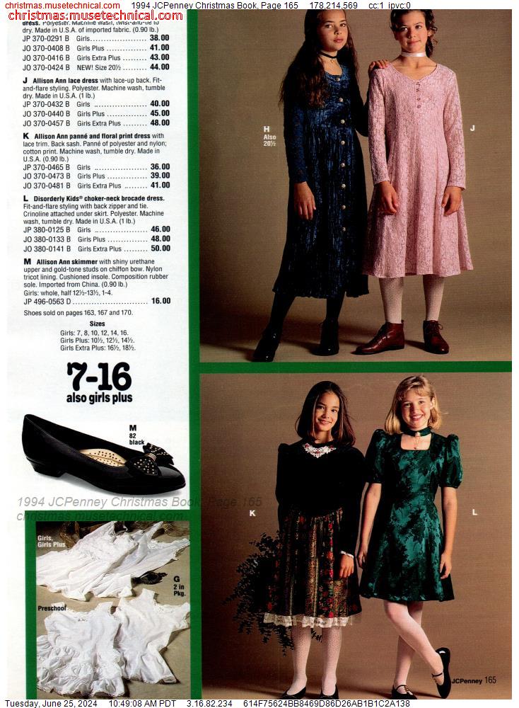 1994 JCPenney Christmas Book, Page 165