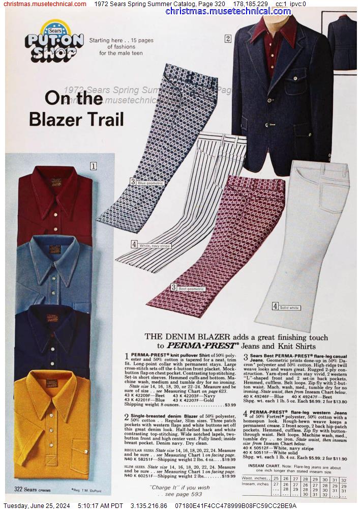 1972 Sears Spring Summer Catalog, Page 320