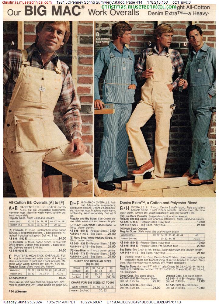 1981 JCPenney Spring Summer Catalog, Page 414