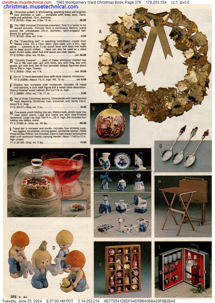 1982 Montgomery Ward Christmas Book, Page 376