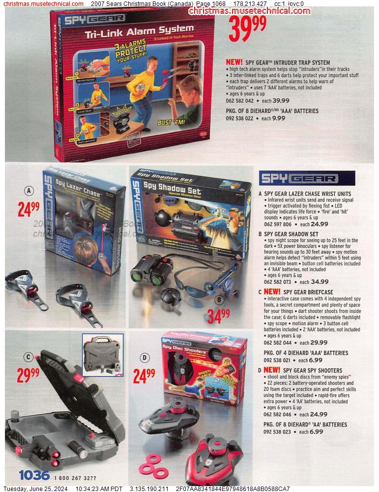 2007 Sears Christmas Book (Canada), Page 1068