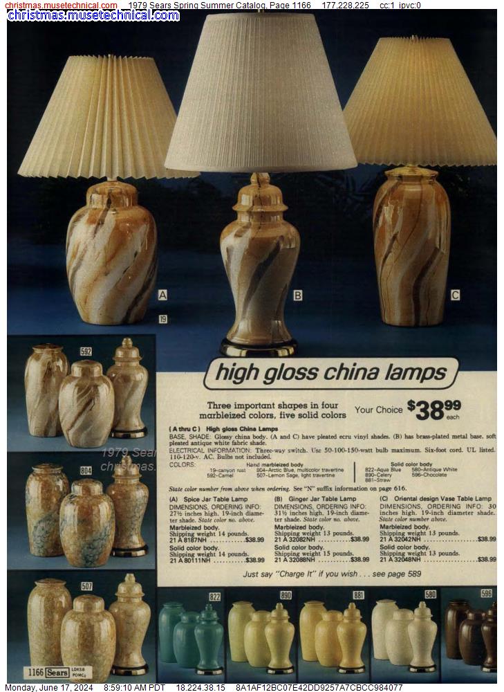 1979 Sears Spring Summer Catalog, Page 1166