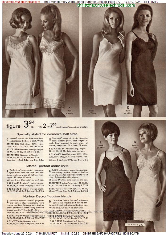1968 Montgomery Ward Spring Summer Catalog, Page 277