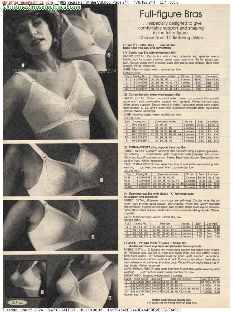 1983 Sears Fall Winter Catalog, Page 214