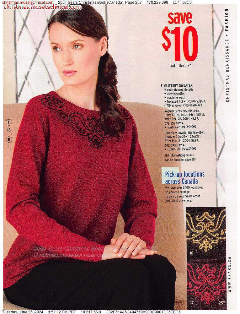 2004 Sears Christmas Book (Canada), Page 257