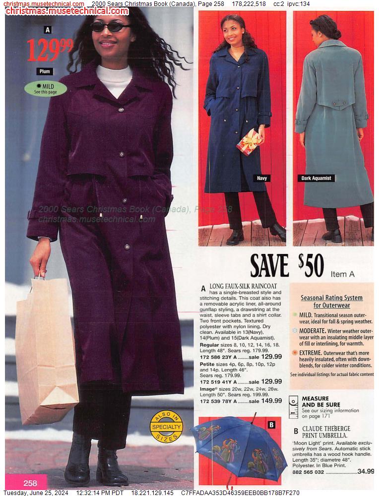 2000 Sears Christmas Book (Canada), Page 258