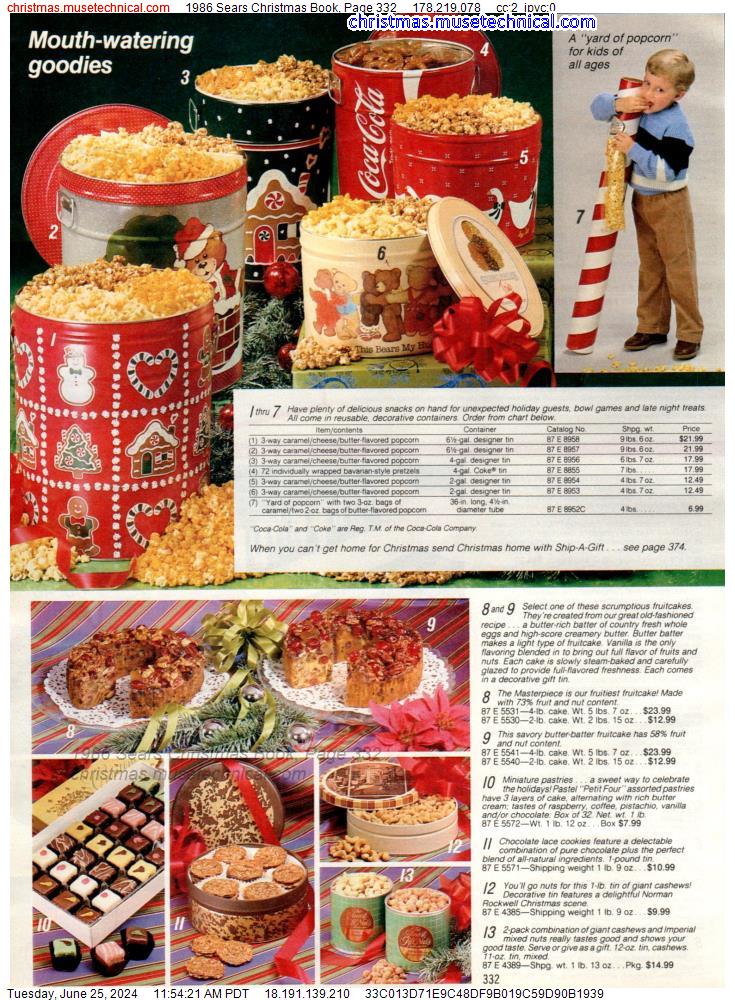 1986 Sears Christmas Book, Page 332