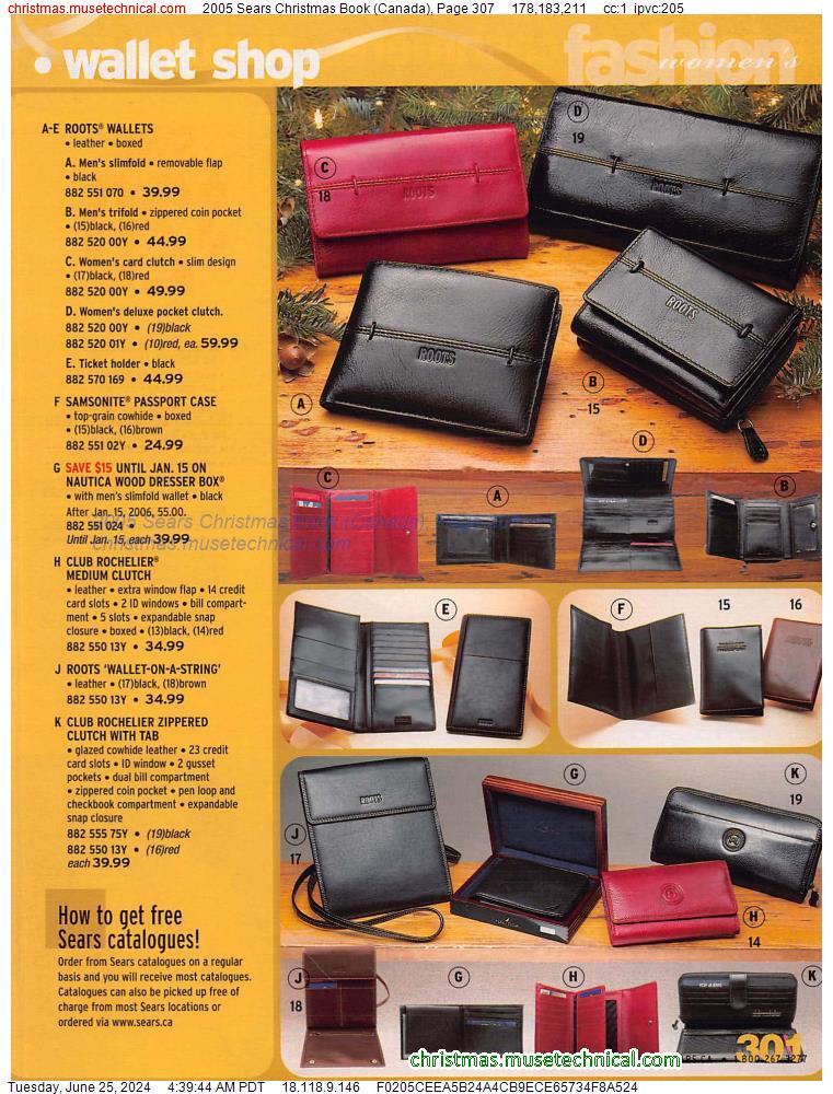 2005 Sears Christmas Book (Canada), Page 307