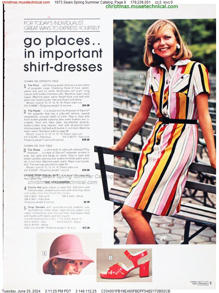 1973 Sears Spring Summer Catalog, Page 9