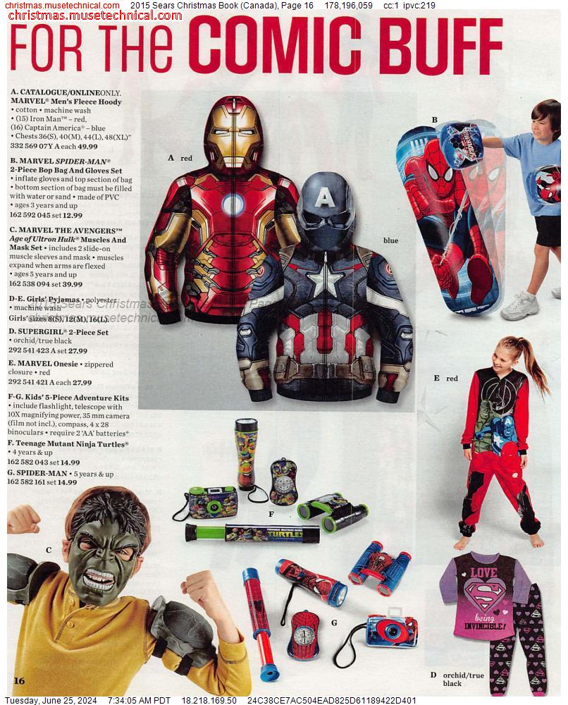 2015 Sears Christmas Book (Canada), Page 16