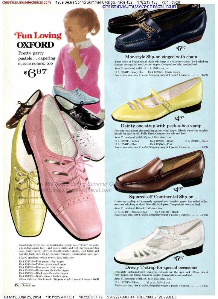 1969 Sears Spring Summer Catalog, Page 452