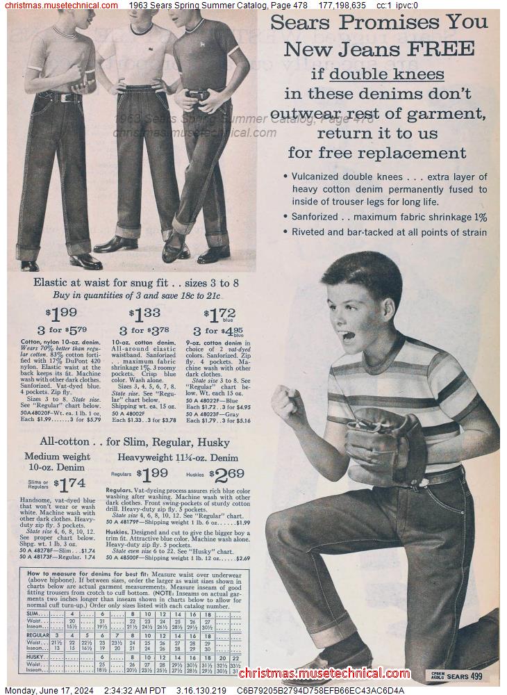 1963 Sears Spring Summer Catalog, Page 478
