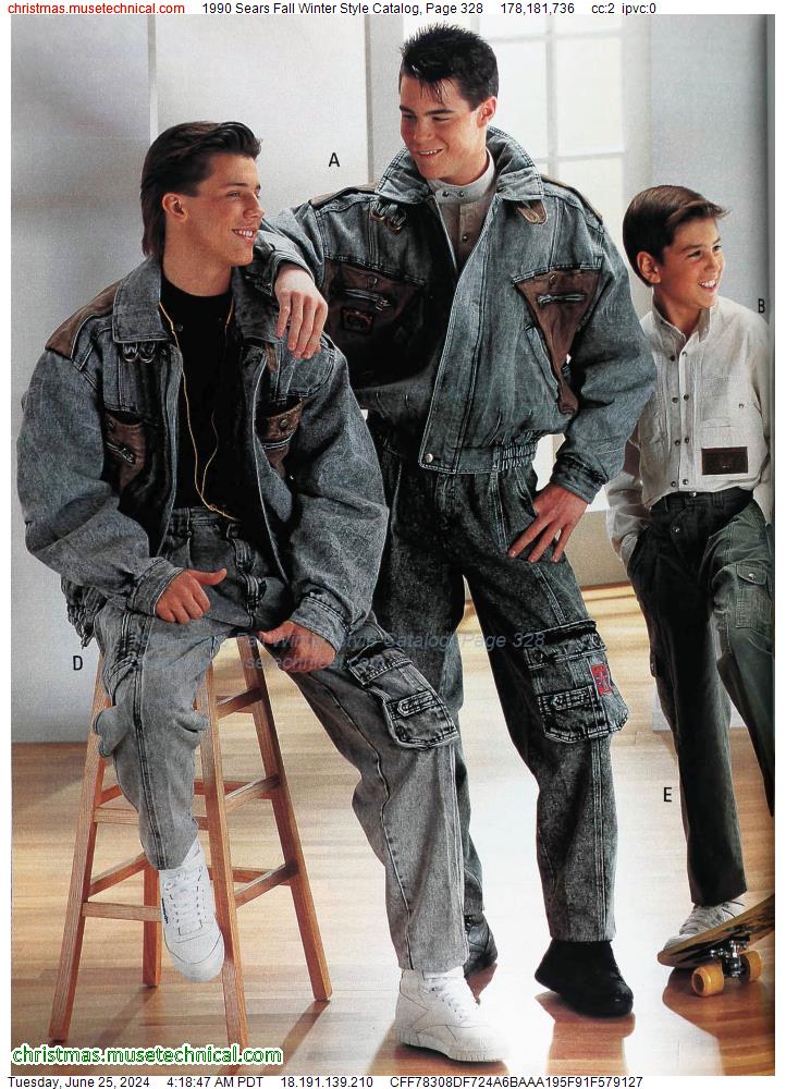 1990 Sears Fall Winter Style Catalog, Page 328