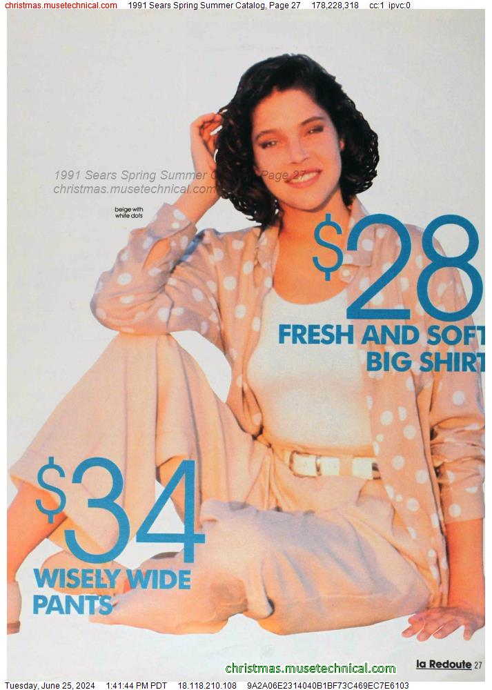 1991 Sears Spring Summer Catalog, Page 27