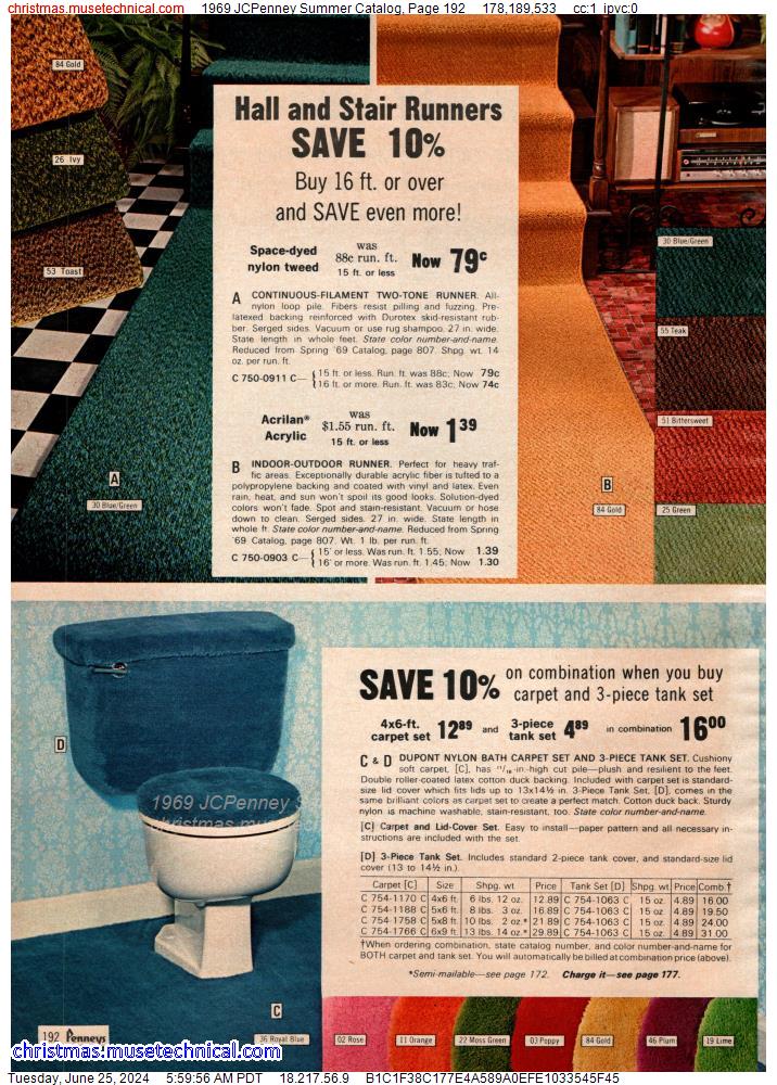 1969 JCPenney Summer Catalog, Page 192