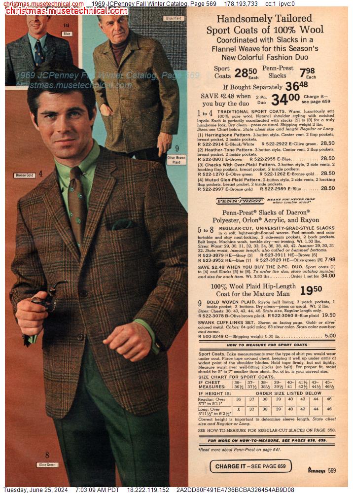 1969 JCPenney Fall Winter Catalog, Page 569