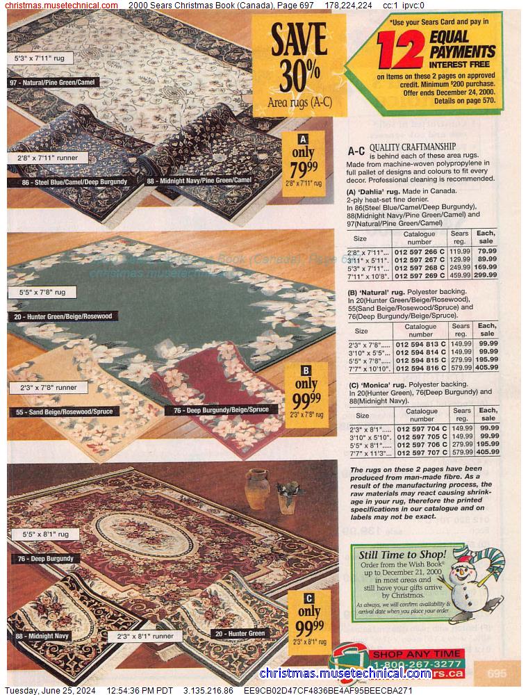 2000 Sears Christmas Book (Canada), Page 697